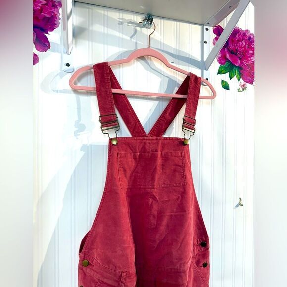 Hatch The Cord Maternity Overalls Sahara Rust Size 1(S) - Picture 4 of 11